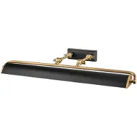 Elstead Lighting LED Schilderijverlichting Winchfield | 4X E14 Max 40W | Dimbaar | Aged Brass & Matte Black