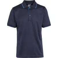 Regatta - Herenpolo, korte mouwen, model RG10810 (XL) (Marineblauw/Grijsblauw)