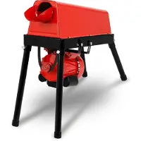 Eberth maïskorrelmachine, maïskorrelmachine met een elektromotor van 550 W, capaciteit 180 kg/u, elektrische maïskorrelmachine, met onderstel, automatisch, snel, elektrische maïskolfontkorreler