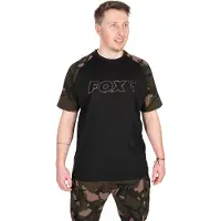 Fox International Outline Short Sleeve T-shirt Zwart S Man