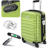 Kesser Handbagage Koffer 55L Reiskoffer - Trolley op wieltjes met Cijferslot, bagageweger en bagagelabel