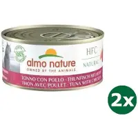 Almo nature cat tonijn/kip kattenvoer 48x 24x70 gr