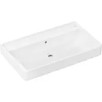 Hansgrohe Xanuia Q wastafel 800/480, zonder kraangat, met overloop, SmartClean