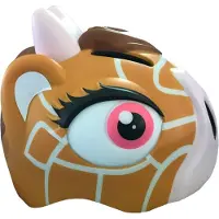Crazy Safety Fahrradhelm m. Leicht - Giraffe - Brown - - 49-55 cm - Fahrradhelme
