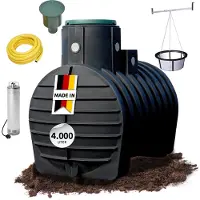 Graf 4rain MONO ondergrondse regenwatertank-pakket 4000 L Tuin-Comfort