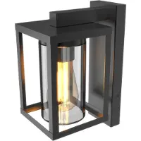 Calex outdoor lantaarn zwart met dag/nacht sensor