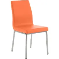 CLP Colmar Eetkamerstoel - Kunstleer oranje