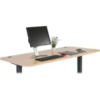 Mendler Tafelblad -D40 voor bureaus, tafelblad, 160x80cm MVG-gecertificeerd ~ lichtbruin