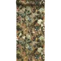 ESTAhome behang bloemen goud - 53 cm x 10.05 m - 139595