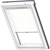 Velux Rolgordijn lichtdoorlatend handbediend met haakjes RHL CK00 1028 wit