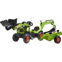 Falk Pedal backhoe loader - - Claas - From 2 years old - 100% France - 60% recycled plastic