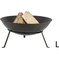Esschert Design Vuurschaal Ø50cm Zwart Zwart IJzer Vuurschaal