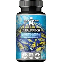 Apollo's Hegemony Ultra Fischolie 1000mg met vitamine E - 60 zachte capsules - Omega 3