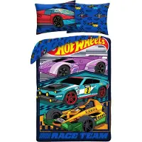 Hot Wheels Dekbedovertrek Speed - 140 x 200 + 70 x 90 cm - Polyester