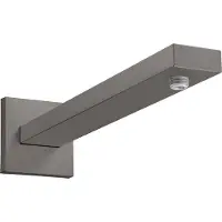 Hansgrohe douche-arm square 38,9 cm, brushed black chrome