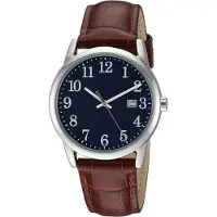 Membeli Cambridge Heren Horloge - 38mm Blauw/Bruin - Horloges voor Mannen - Polshorloge - Uurwerk - met Cadeauverpakking