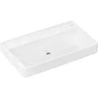 Hansgrohe wastafel Xanuia Q, 800x480 mm, zonder kraangat en overloop, wit, artikelnummer 60228450