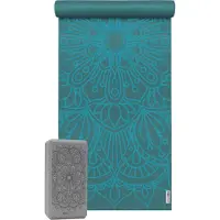 Yogistar Yoga-Set Starter Edition - lotus mandala (Yogamatte + 1 Yogablock)