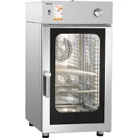 Bartscher Combisteamer - SILVERSTEAM - Elektrisch - 10 Niveaus - 50°C-300°C - 400V - Zelfreiniging - Touchscreen - 520x880x1012mm