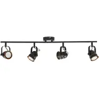 LINDBY Plafondlamp , Leonor, dimbare, Zwart, Woonkamer, Metaal