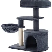 Markenlos Famanu Katzenbaum, compact model, 68 cm hoog - lichtgrijs