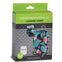 Worldpack Luggage Cover Kofferhoes M Flowers