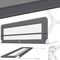 Kesser bedhekje - Kinderbedhek - Bedhek - Babybedhek Valbeveiligingsbed voor Bed & boxspring - 150 cm, Donkergrijs