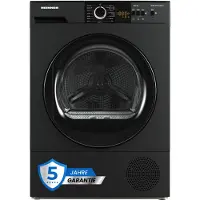 HEISSNER - Warmtepompdroger - 9 KG - 15 Programma’s - LED Display - Trommelverlichting - Zilver