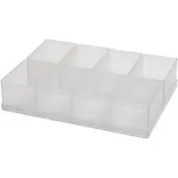 Raaco Inzetbakjes 55 A8-1 - Inzetbakjes - 8 stuks op tray