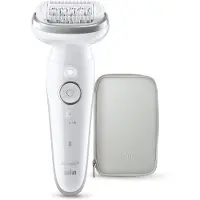 Braun Silk·épil 9 - 9-000 - Wet & Dry Epilator - Met Flexibele Kop voor Gemakkelijke Haarverwijdering - Langdurig Gladde Huid - Zilver