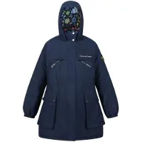 Regatta Dames/Dames Christian Lacroix Cailar Logo Longline Waterdichte Jas (Marine Marl)