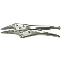 SW-Stahl 41520L Langbeck griptang 170 mm I extra smalle bek I griptang met rechte bek I Langbeck griptang mat verchroomd