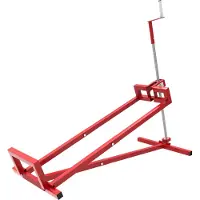 Wiltec hefmechanisme voor zitmaaiers en gazonmaaiers – tot max. 400 kg – 1140 x 495 x 1030 mm – van staal – Hefmechanisme als hulpmiddel voor het reinigen