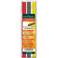 PICA Vullingen-set | 4x geel 4x rood/4x grafiet | tot 70 graden stabiel 12 stiften/set | 1 stuk - 6070 6070