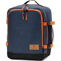 Ferocity - Handige rugzak voor op reis 40x25x20 cm Multifunctioneel - handbagage koffer - Polyester - Oranje-Blauw REIS