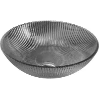 Mexen Zuri glazen opbouw waskom 39 x 39 cm, zwart - 24193970