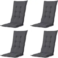 Madison stoelkussen lage rug 105x50 - 4 stuks