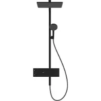 Hansgrohe Raindance alive showerpipe - 210/340 1 jet thermostaat mat zwart