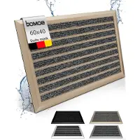 Bomoe AluGant DL – Aluminium Deurmat 40x60 cm Champagne Metallic – Vloermat Antislip Buiten & Binnen – Roestvrij Weerbestendig