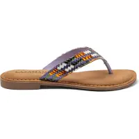 Lazamani Slippers Dames Paars Leer Size 36