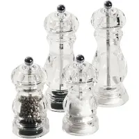 Contacto Zout- en pepermolenset, inhoud 0,08 liter / hoogte 17,5 cm