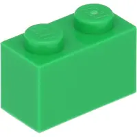 LEGO 50 stuks 3004 steenblokje 1x2, basisstenen, 50 lichtgroen