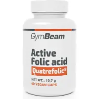 GymBeam Actief foliumzuur (vitamine B9) 60 caps