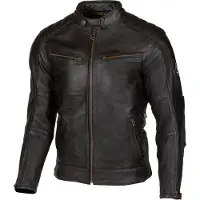 Merlin Chase II D3O Zwart Leren Motorjas Maat 46