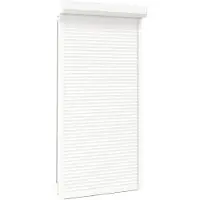 vidaXL Rolluik Wit 110 x 220 cm Aluminium en polyurethaan