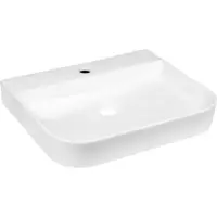 Kerra KR 43 wastafel 50x42cm wit met 1 kraangat