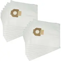VHBW 20x stofzakken, compatibel met Nilfisk Alto Attix 30, Attix 30-01, Attix 30-01 PC, Attix 30-11 PC stofzuigers – 49,2 cm x 37,5 cm wit