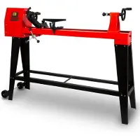 Eberth Drechselbank Houtdraaibank 550 W 1000 mm Spitzenweite 350 mm Ø draaibank 4-traps