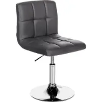 CLP Palma loungestoel V2, bekleed met kunstleer. In hoogte verstelbaar en draaibaar. Kleur: zwart
