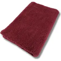 Vetbed Vetbed Bordeauxrood Effen - Antislip Hondenmat - Hondenbed - Hondenmatras - 150 x 100 CM